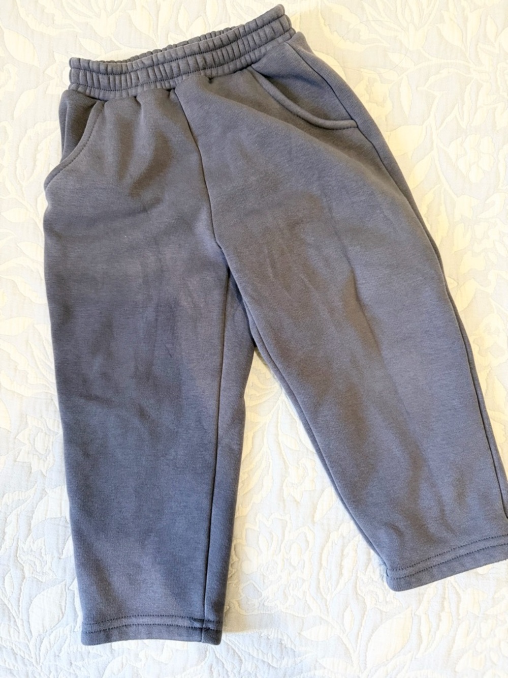 Zara 3-4T plush sweatpants grey casual